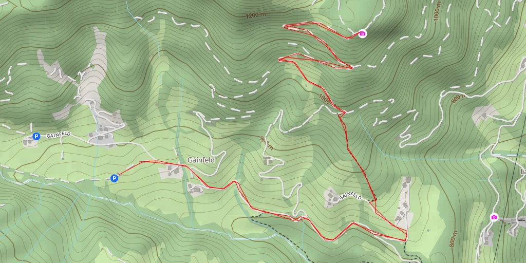 Carte de l'itinéraire :  Wetterkreuz