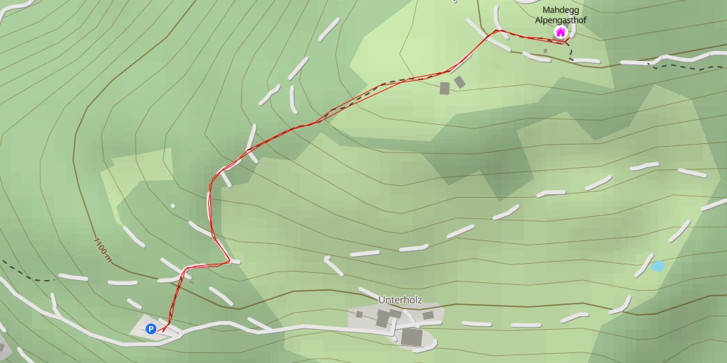 Carte de l'itinéraire :  Mahdegg Alpengasthof