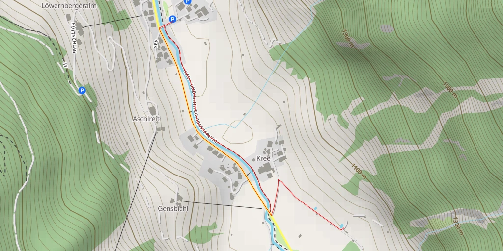 Carte de l'itinéraire :  See - See