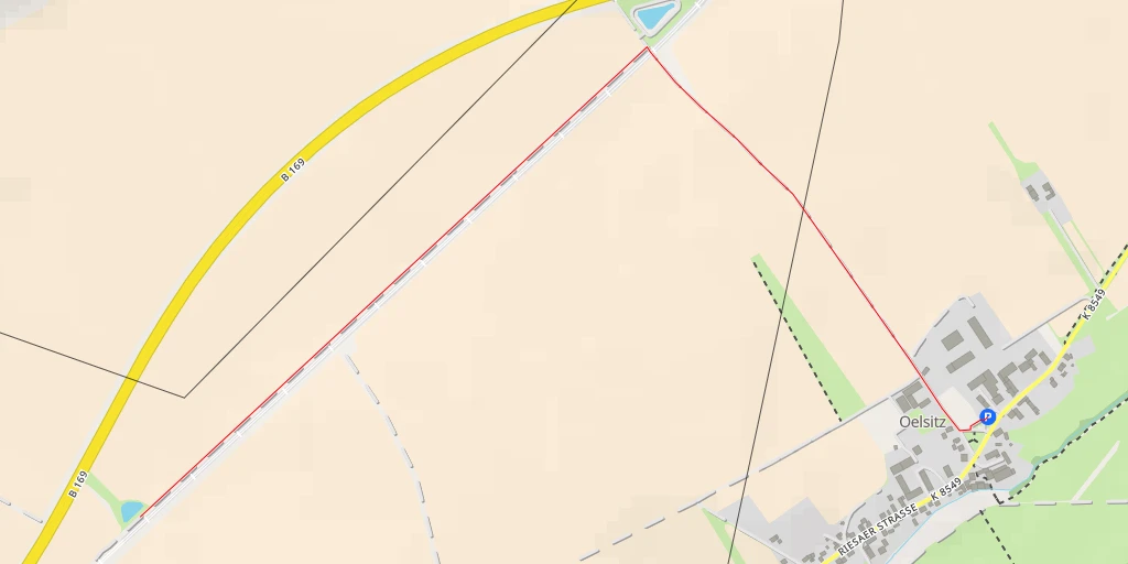 Map of the trail for B 169 - B 169