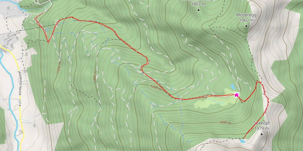 Carte de l'itinéraire :  Blauer See