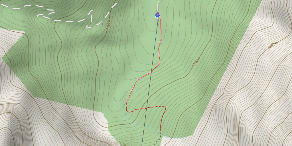 Map of the trail for Tappenkaralmweg