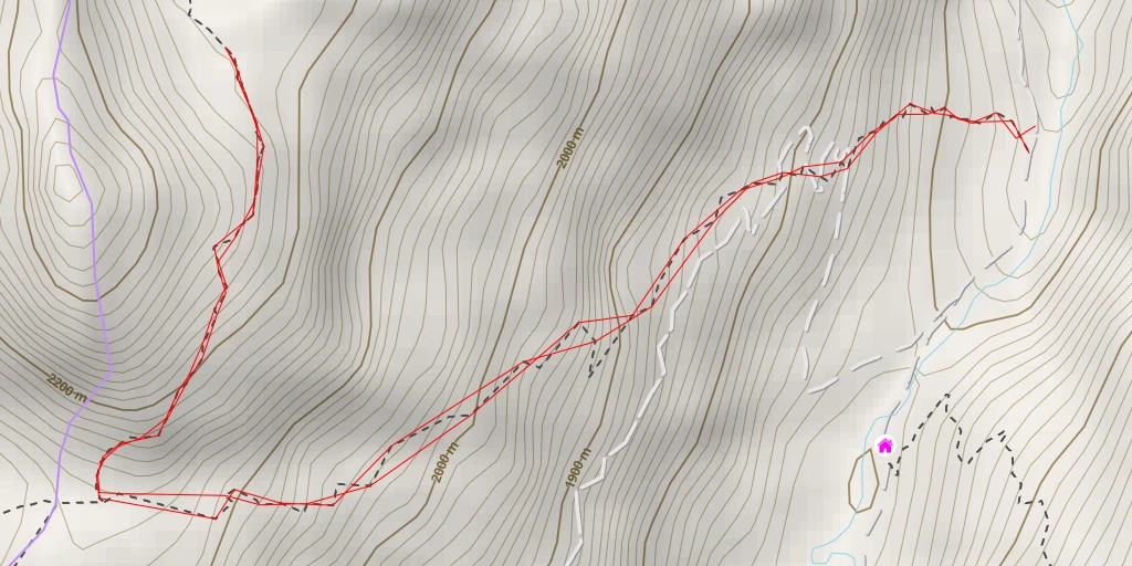 Map of the trail for Zederhaus