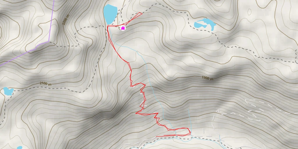 Map of the trail for Almweg