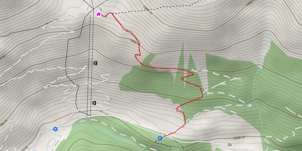 Carte de l'itinéraire :  Jakoberalm