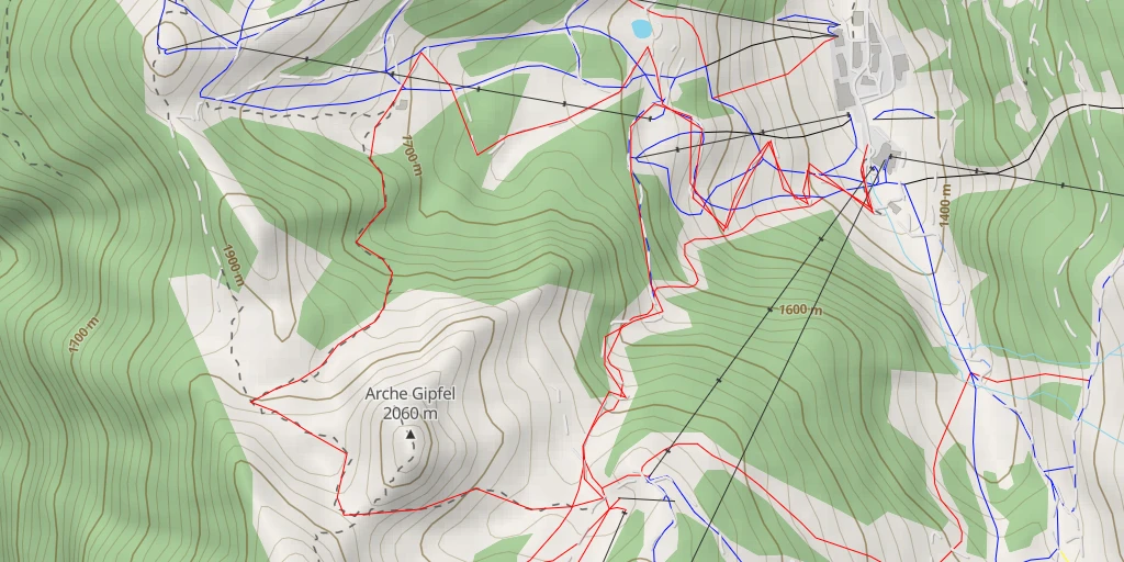 Map of the trail for Kraftplatz Lisie S.