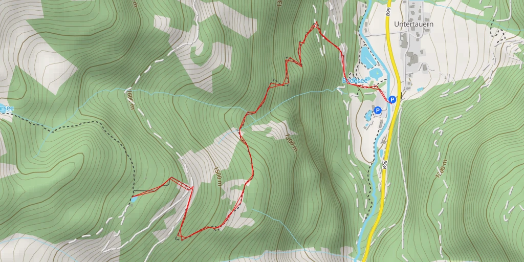 Carte de l'itinéraire :  Kötzermahd