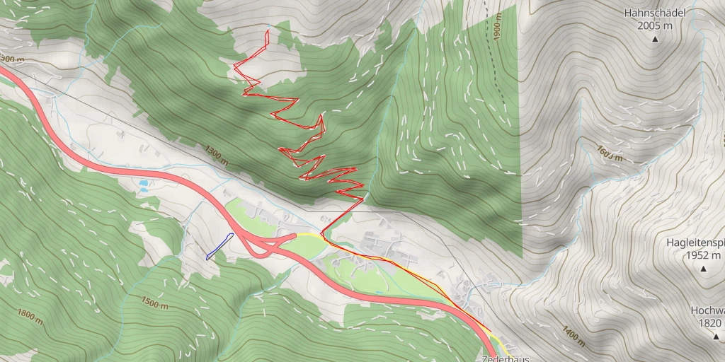 Map of the trail for 