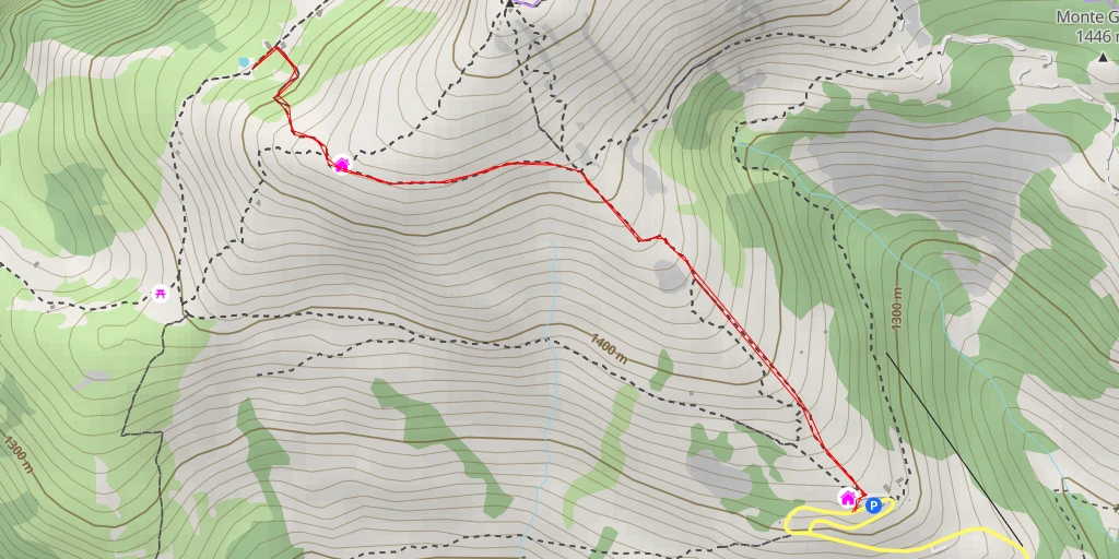 Map of the trail for Strada Turistica di Montemaggiore - Savogna