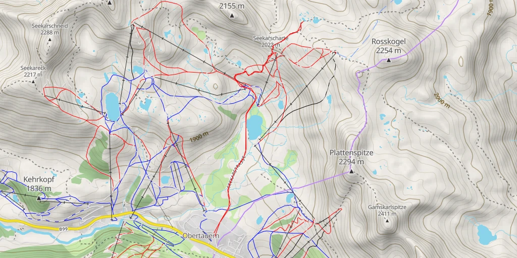 Carte de l'itinéraire :  Klamml