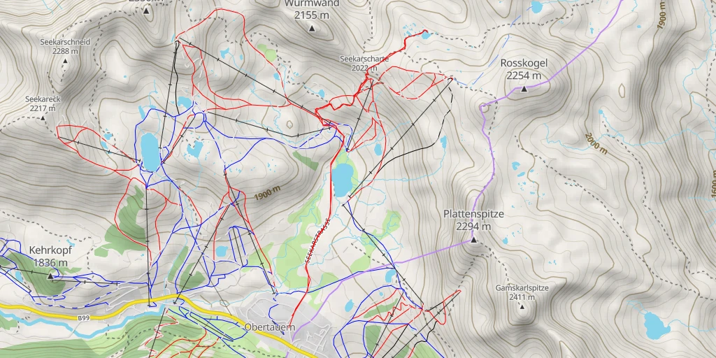 Map of the trail for Klamml