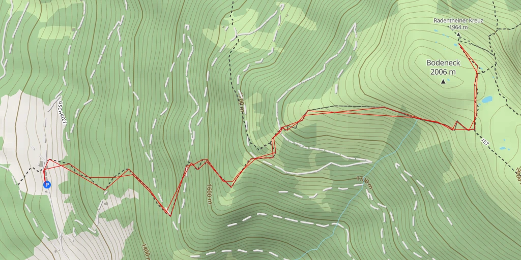 Carte de l'itinéraire :  Feld am See