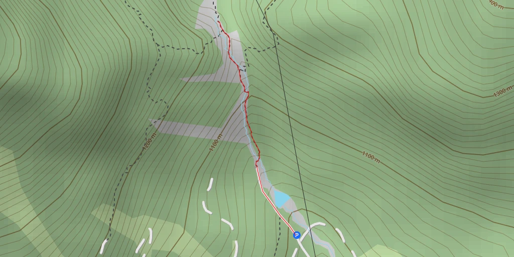 Map of the trail for Silberkarklamm - Silberkarklamm