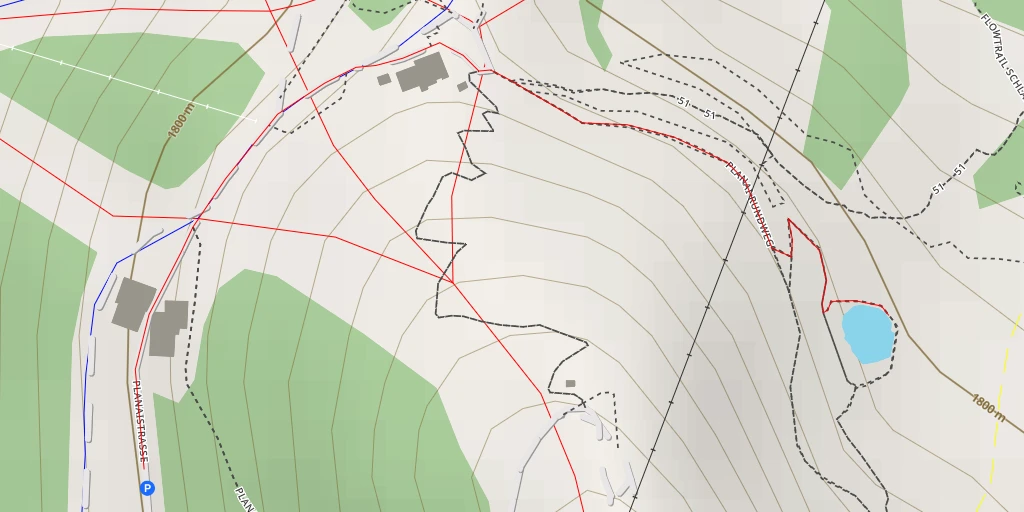 Map of the trail for 402 - Flowline