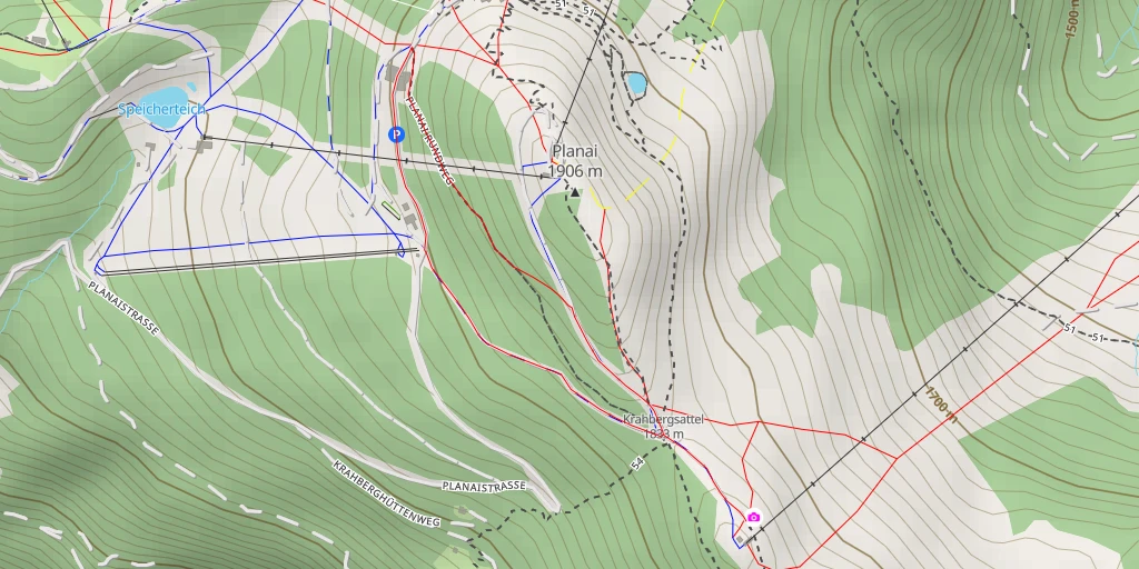 Map of the trail for 54