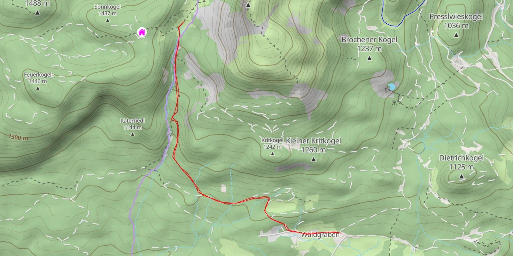 Carte de l'itinéraire :  Bad Goisern am Hallstättersee