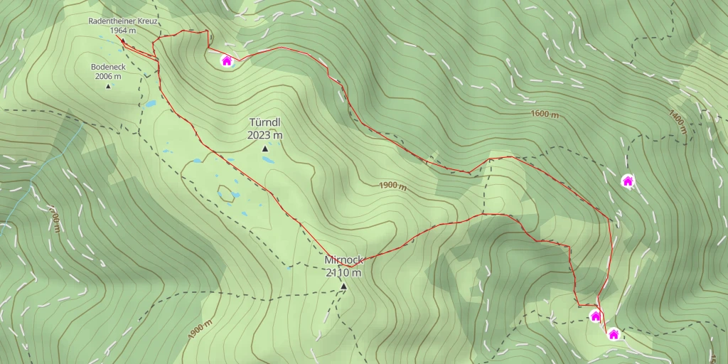 Carte de l'itinéraire :  Feld am See