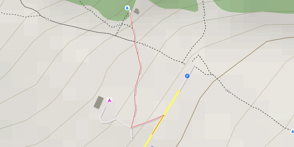 Map of the trail for AI - Rifugio Fonte Vetica