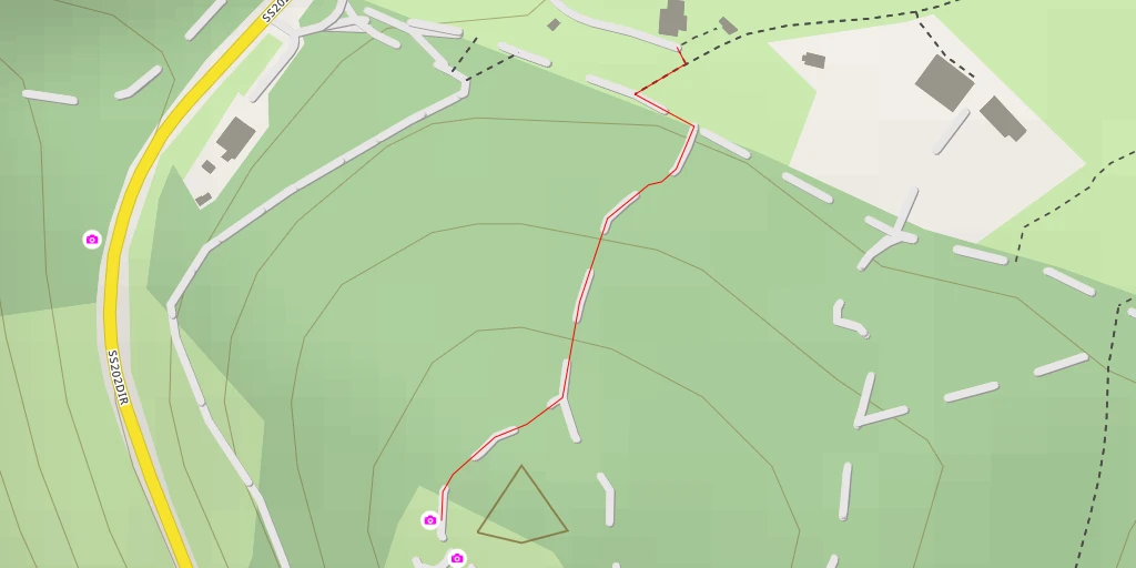 Map of the trail for SS202dir - Trieste