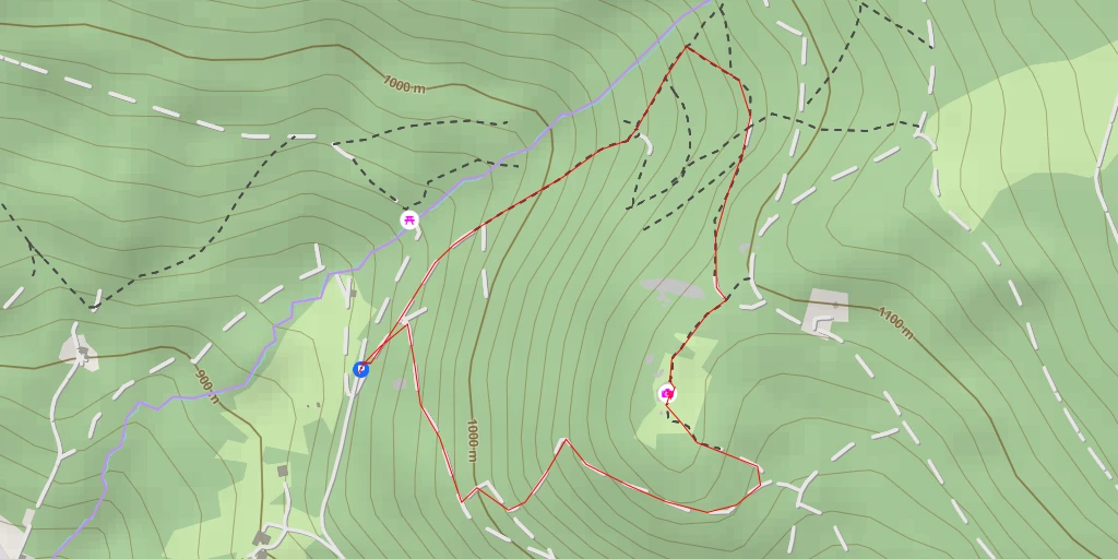 Map of the trail for Teufelsschüssel