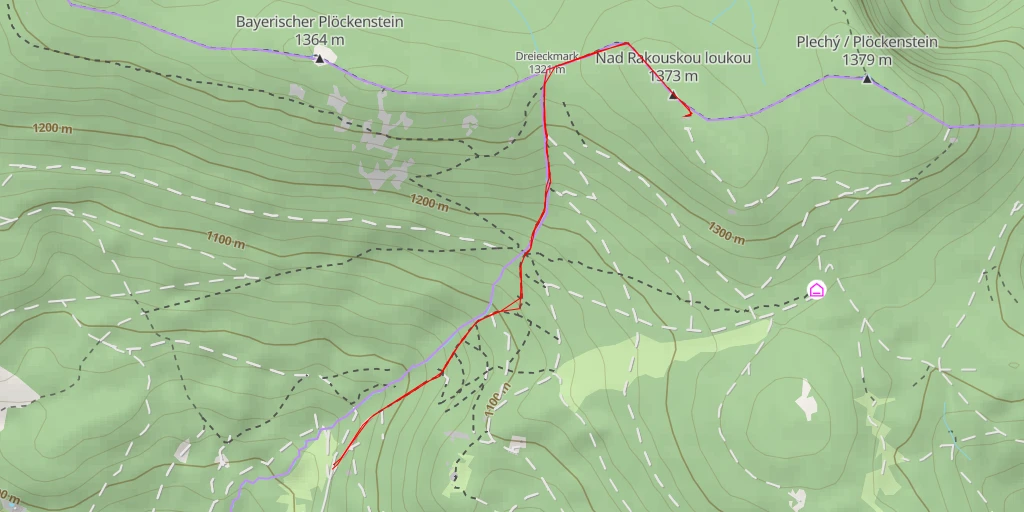 Carte de l'itinéraire :  Hufberg