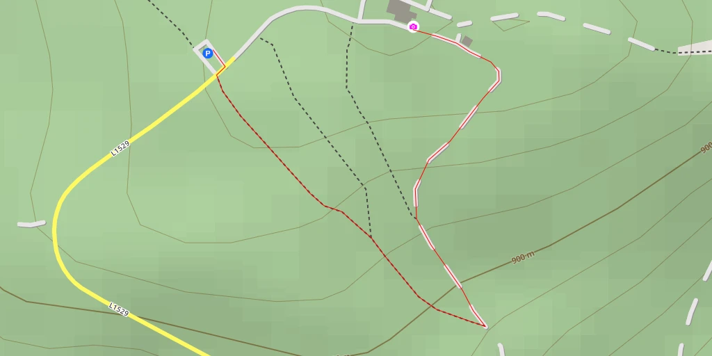 Map of the trail for AI - Ameisbergwarte