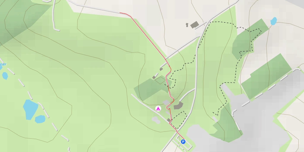 Map of the trail for Scheibenbühel