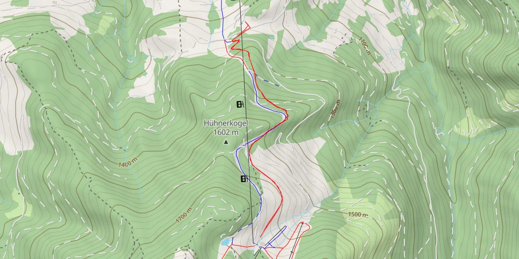 Carte de l'itinéraire :  Galsterbergweg - Michaelerberg-Pruggern