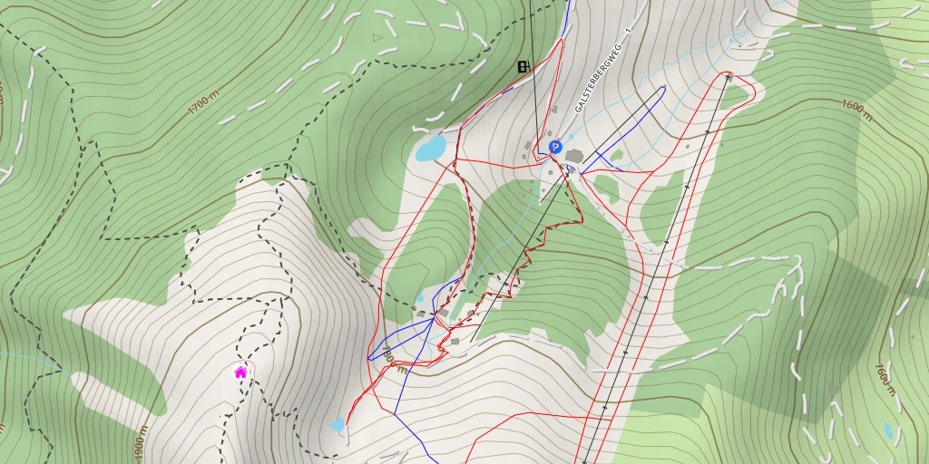 Map of the trail for Zinkenweg - Michaelerberg-Pruggern