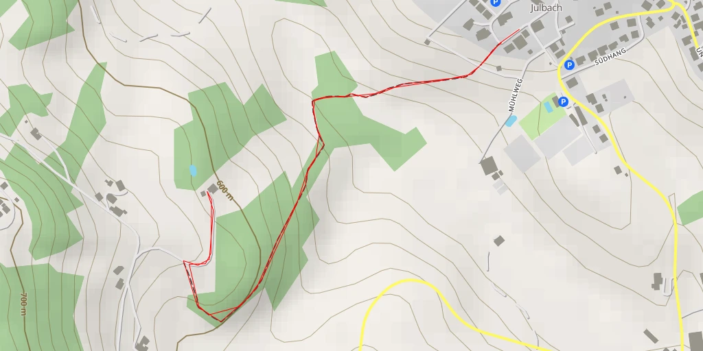 Map of the trail for 