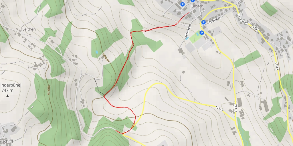 Map of the trail for 