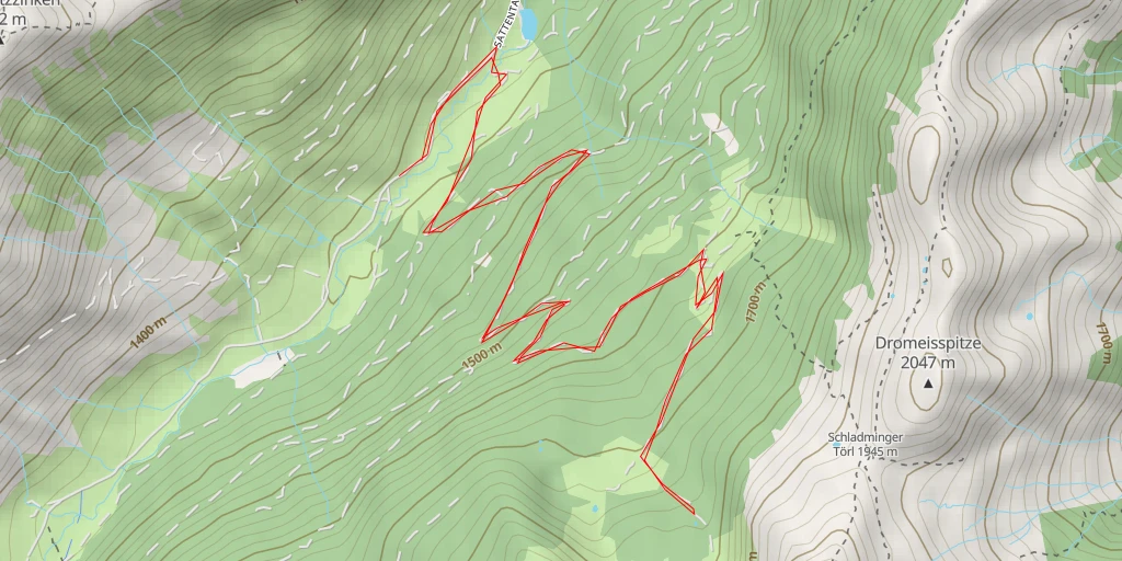 Map of the trail for Klamm - Michaelerberg-Pruggern