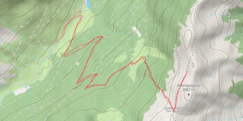 Carte de l'itinéraire :  Klamm - Michaelerberg-Pruggern