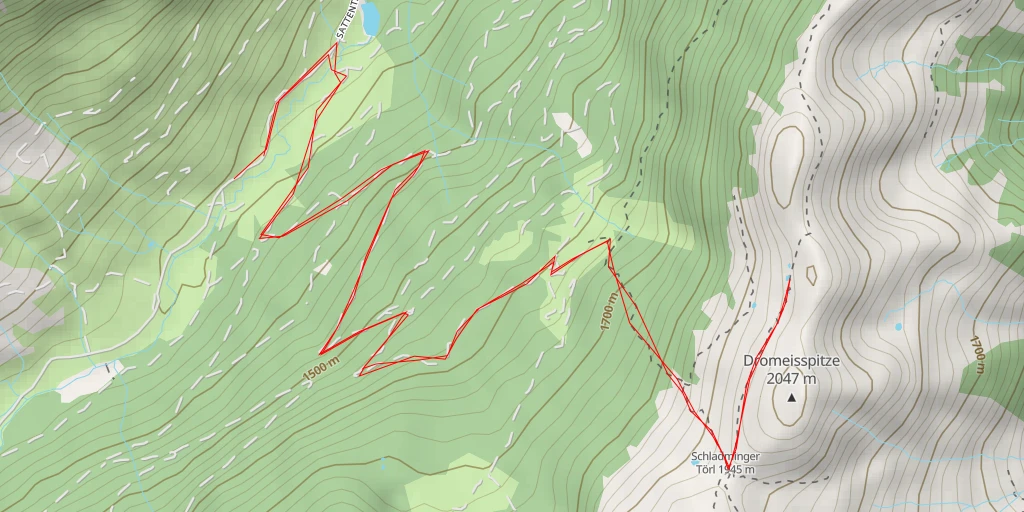 Carte de l'itinéraire :  Klamm - Michaelerberg-Pruggern