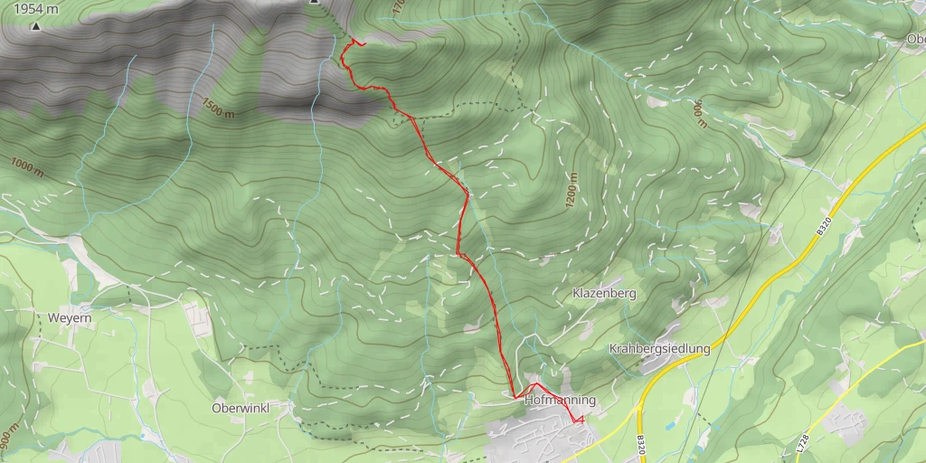 Carte de l'itinéraire :  Winterstein