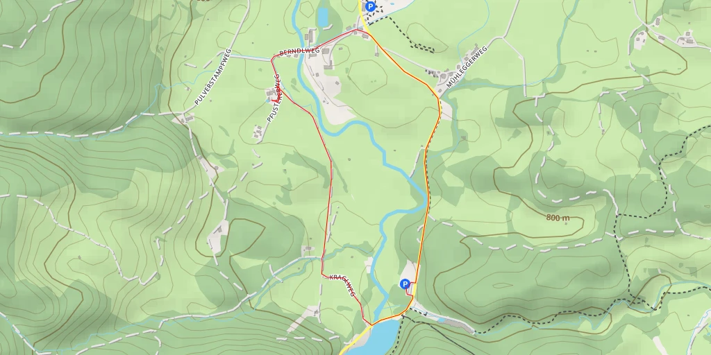 Map of the trail for 