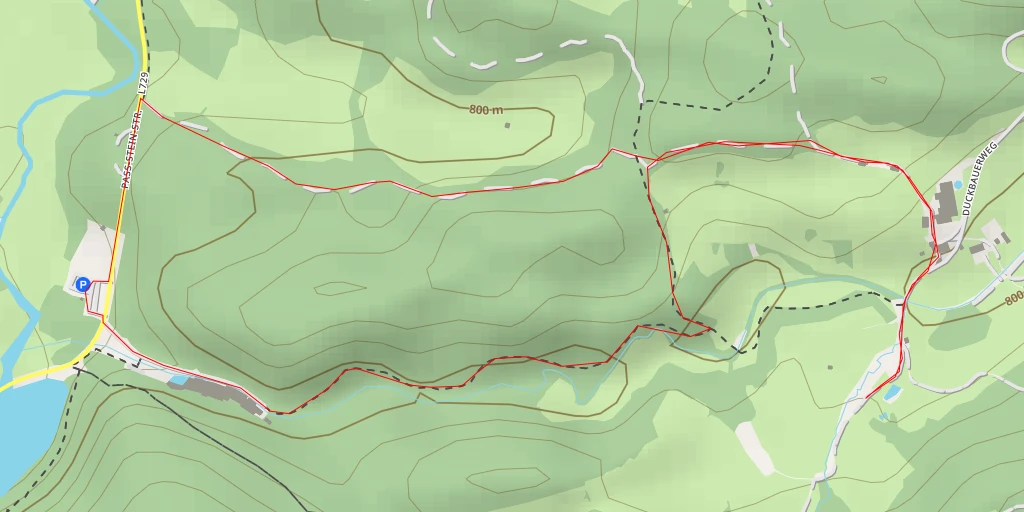 Carte de l'itinéraire :  Duckbauerweg - Duckbauerweg