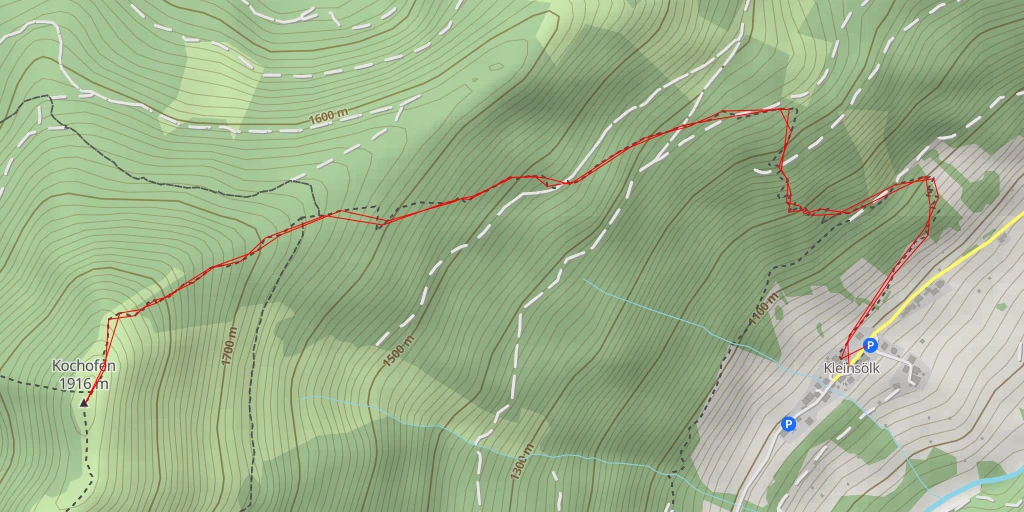 Map of the trail for Kochofen