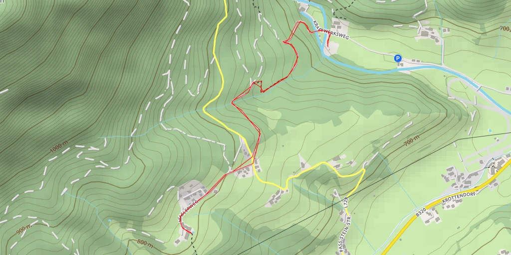 Map of the trail for Maslerweg - Mitterberg-Sankt Martin