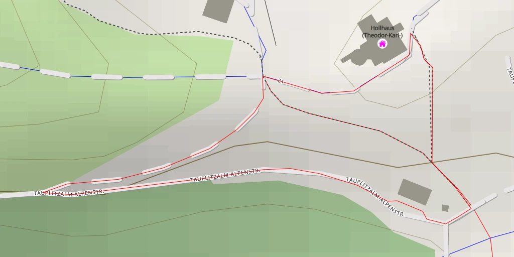 Map of the trail for Hollhaus (Theodor-Karl-)