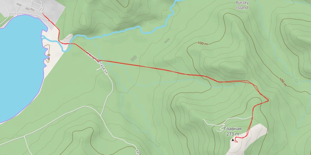 Map of the trail for заброшенная старая дорога