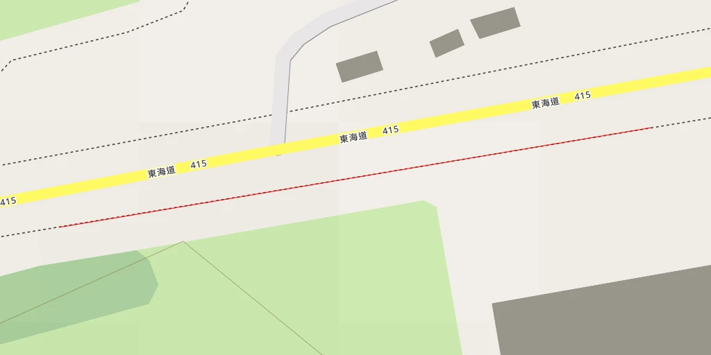 Map of the trail for AI - 桔梗園 - 掛川市