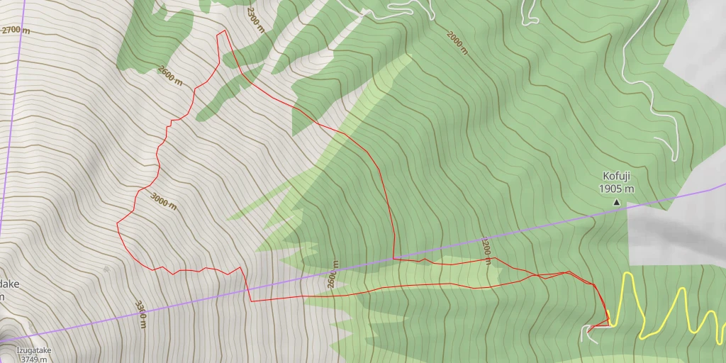 Map of the trail for AI - 七合目トモエ館