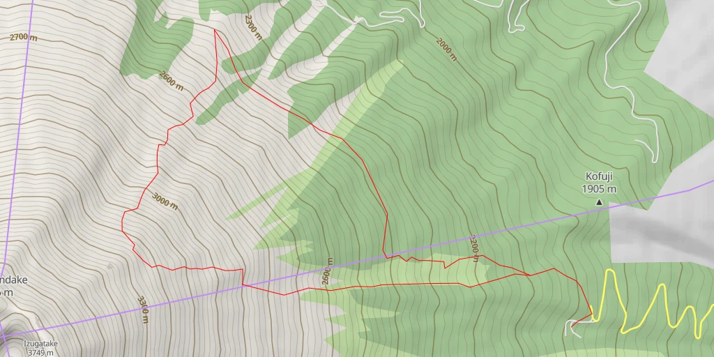 Map of the trail for AI - 富士一館