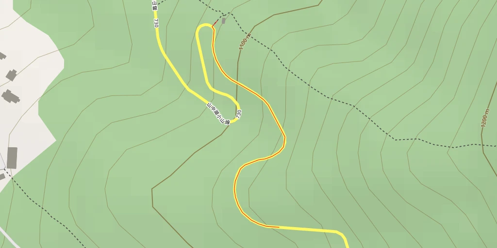 Map of the trail for AI - 山中湖小山線 - 山中湖村