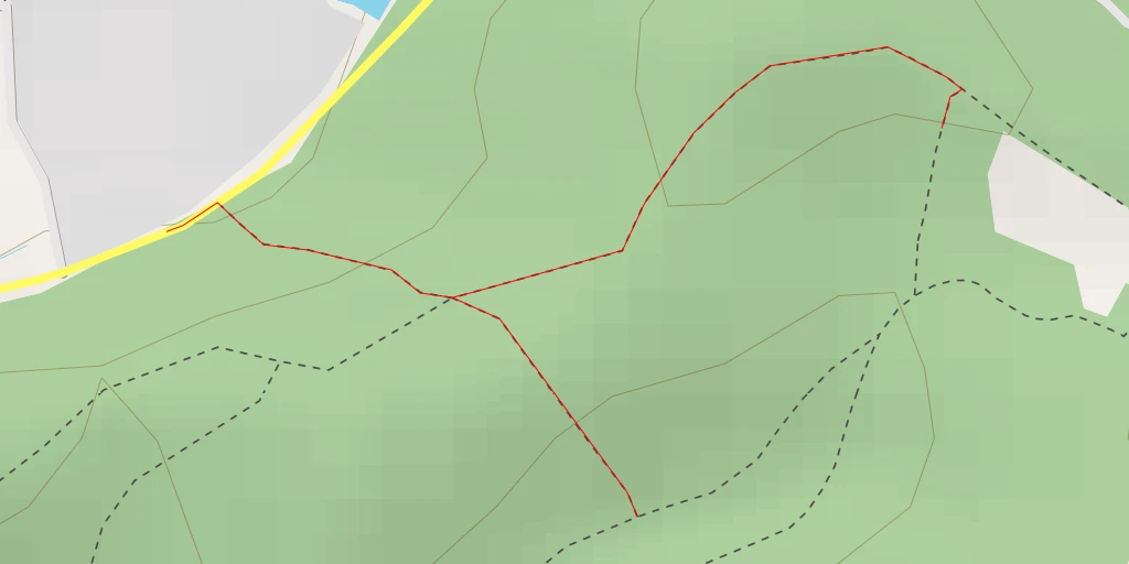 Map of the trail for AI - 都立野山北・六道山公園