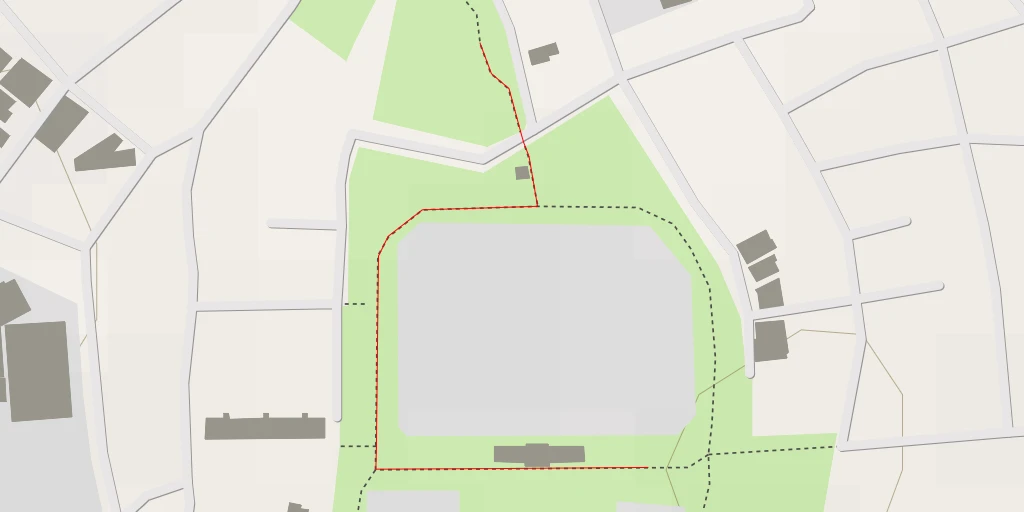 Map of the trail for AI - 朝礼台