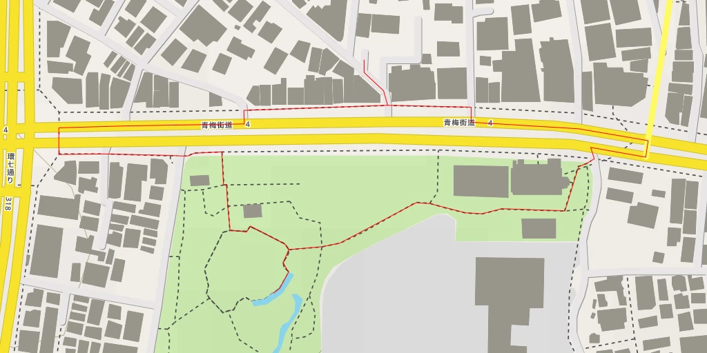 Map of the trail for 大滝