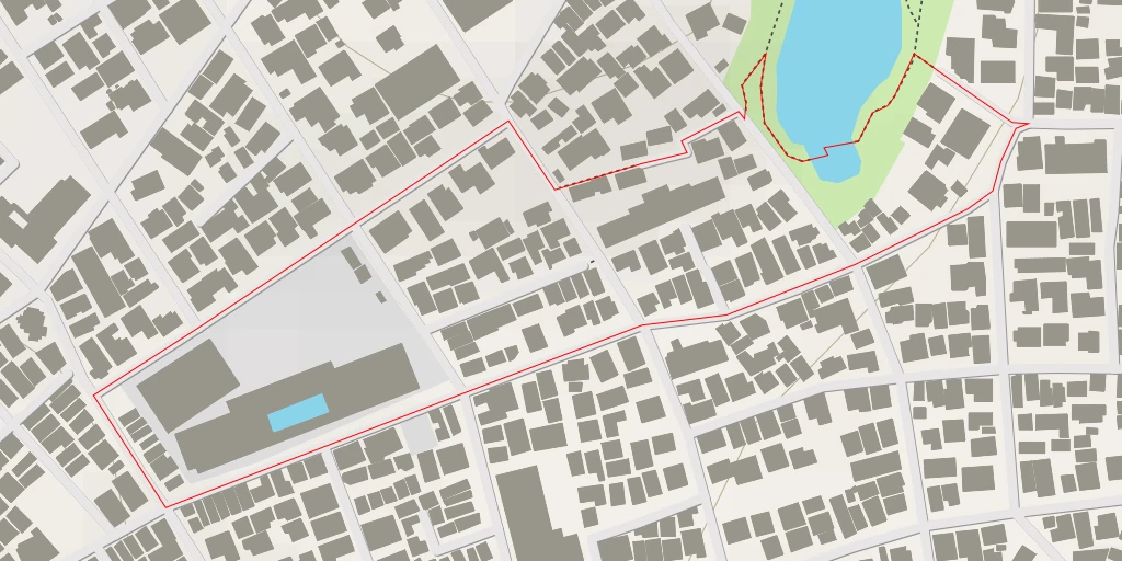 Map of the trail for 雪見橋 - 大田区