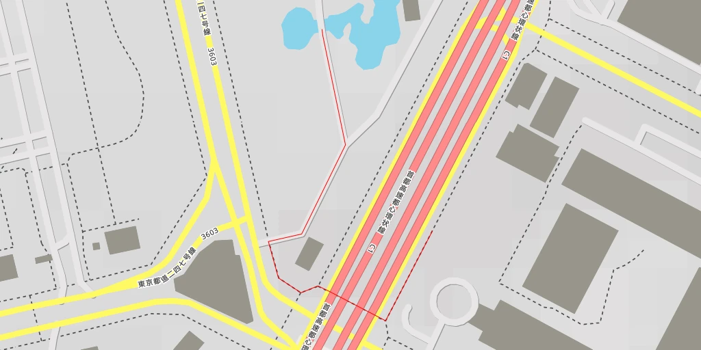 Map of the trail for 国会前庭 - 六本木通り - 千代田区